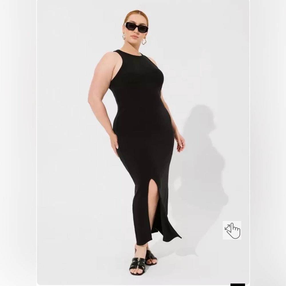 Torrid Maxi Rib Bodycon Slip Dress size 1
